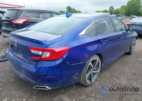 2019 Honda Accord Sport из США, поврежденный, VIN 1HGCV1F39KA093041